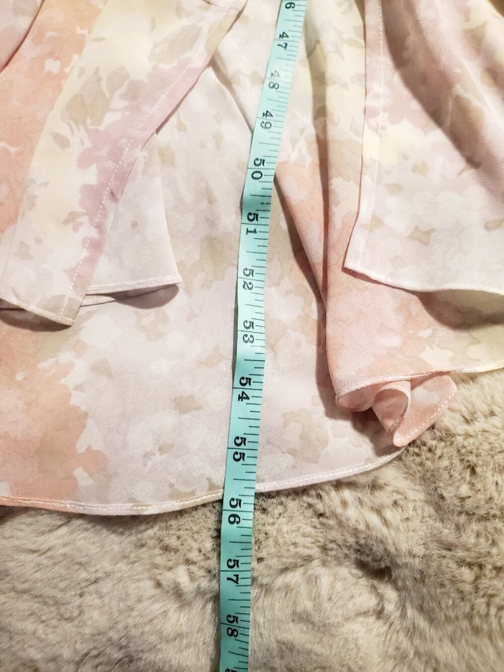 WAYF Pink Floral Ruffle Maxi Dress Size L Cottagecore Romantic Wedding  Guest - Picture 6 of 13